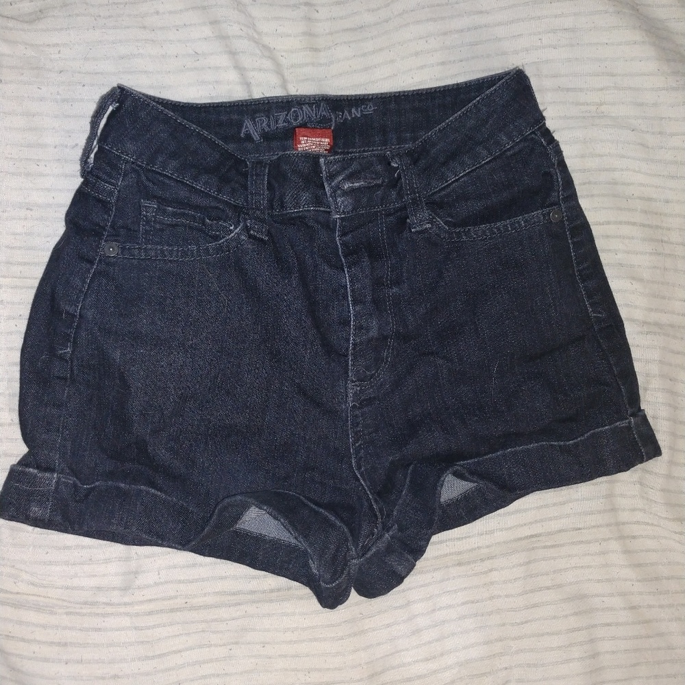 Black High waisted Arizona Shorts